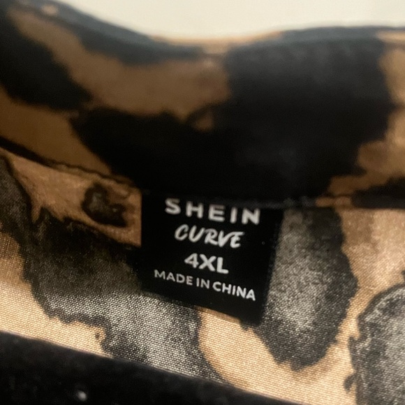 Plus SHEIN Leopard Blouse - Picture 7 of 7
